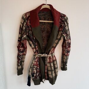 Etro Milano Paisley Knit Cardigan
